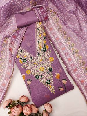  embroidery digital print modal dress material 3