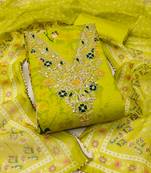 Women's embroidery digital print modal dress material