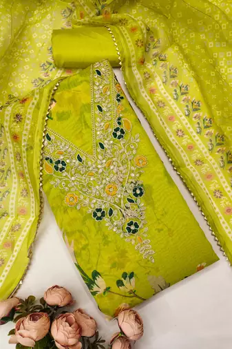  embroidery digital print modal dress material