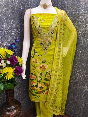  embroidery digital print modal dress material 4