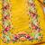 Women's mustard digital print silk dress material