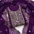 Women's purple embroidery georgette dress material