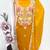 Women's yellow embroidery silk dress material