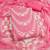 Women's pink embroidery georgette dress material