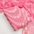 Women's pink embroidery georgette dress material