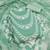 Women's sea green embroidery georgette dress material