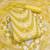 Women's yellow embroidery georgette dress material