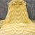 Women's yellow embroidery georgette dress material
