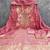 Women's pink embroidered modal dress material