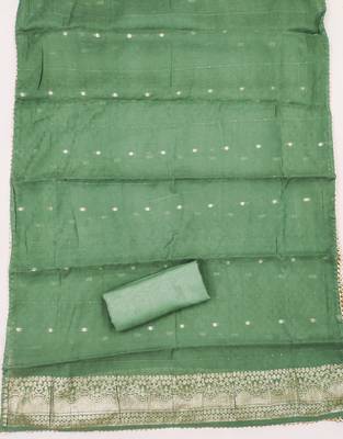  sea green embroidered modal dress material 4