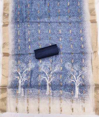  beige weaving handwork jacquard dress material 4