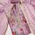 Women's levender digital print chinnon dress material