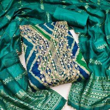  sea green digital print cotton dress material 1