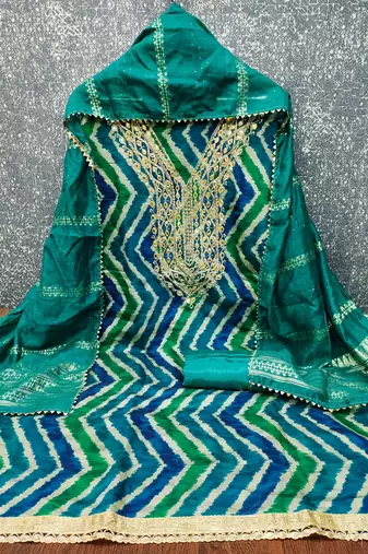  sea green digital print cotton dress material