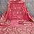 Women's pink weaving cotton jacquard dress material