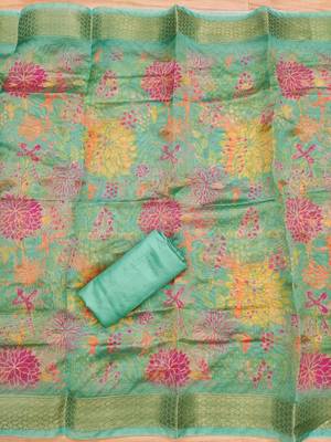 embroidery weaving silk dress material 4