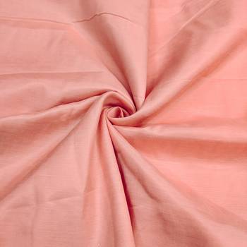  peach digital print cotton silk dress material 3
