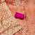 Women's peach woven digital banarasi dress material