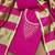 Women's magenta hand work chanderi dress material