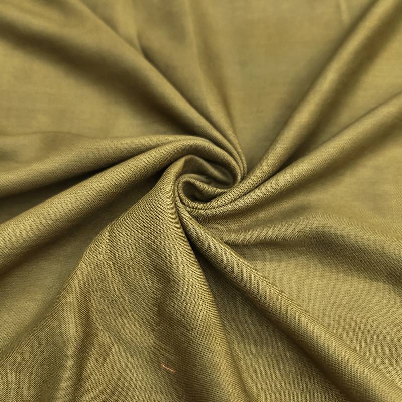 Women's beige hand work cotton silk dress material