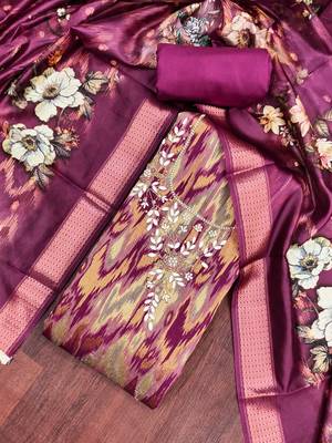  multi woven digital viscose dress material 4