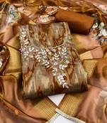 Women's multi woven digital viscose dress material