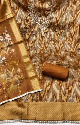  multi woven digital viscose dress material 2