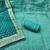 Women's sea green embroidery cotton dress material