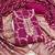 Women's magenta woven cotton silk dress material