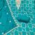 Women's sea green woven handwork silk dress material