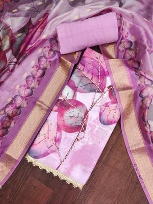  multi digital handwork rayon dress material 4