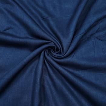  blue woven cotton silk dress material 3