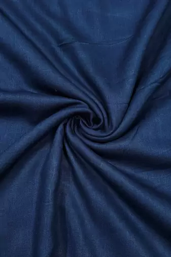  blue woven cotton silk dress material