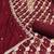 Women's maroon woven cotton silk dress material