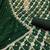 Women's green woven emblishment silk dress material