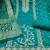 Women's sea green embroidery cotton dress material
