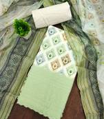 Women's multi digital print cotton dress material