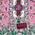Women's pink designer print daimond muslin dress material