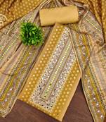 Women's multi designer print muslin cotton dress material