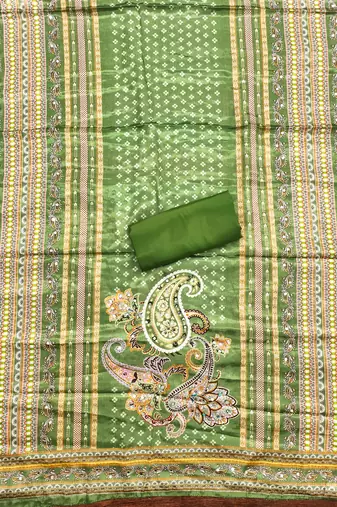  multi designer print muslin cotton dress material