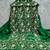 Women's green embroidery vichitra cotton dress material