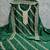 Women's green embroidery vichitra cotton dress material