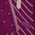 Women's purple embroidery vichitra cotton dress material