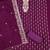 Women's purple embroidery vichitra cotton dress material