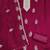 Women's magenta embroidery vichitra cotton dress material