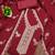 Women's maroon embroidery vichitra cotton dress material