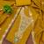 Women's mustard embrodiery silk dress material