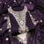 Women's purple embrodiery silk dress material