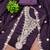 Women's purple embrodiery silk dress material
