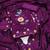 Women's purple embrodiery silk dress material